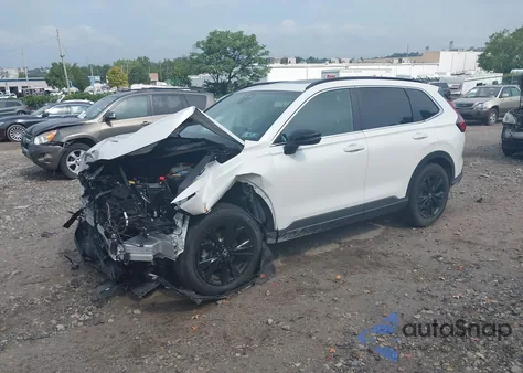 2025 Honda Cr-V Hybrid Sport Touring из США, поврежденный, VIN 2HKRS6H96SH812657